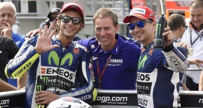 Fantástica doble primera fila para #MovistarYamaha #MotoGP con un Lorenzo de récord en el #CzechGP