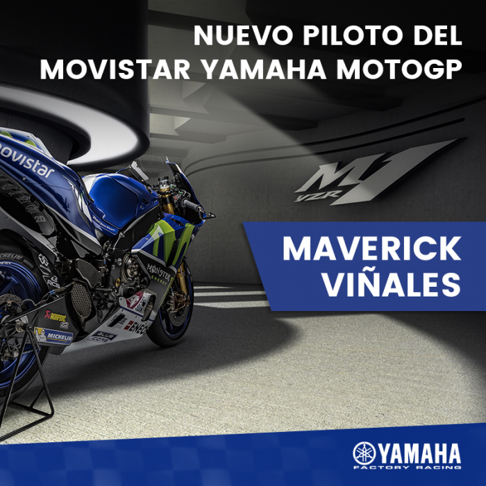 YAMAHA CONFIRMA A MAVERICK VIÑALES PARA LA TEMPORADA 2017 Y 2018 DEL MOTOGP