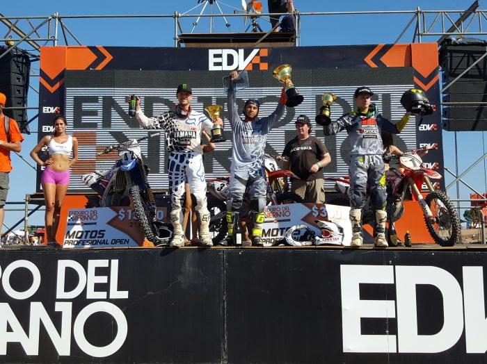 Adrien Van Beveren en el Podio del EDV 2017