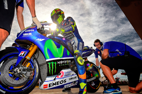 Los pilotos de Movistar Yamaha MotoGP, con gran ritmo para la carrera en Argentina