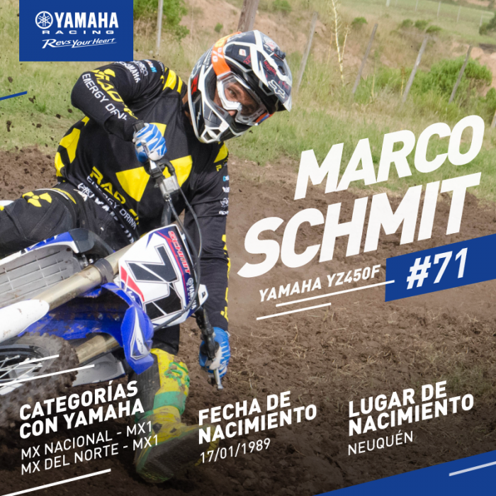 EL YAMAHA RACING ARGENTINA DISPUTARÁ EL MXGP EN NEUQUÉN